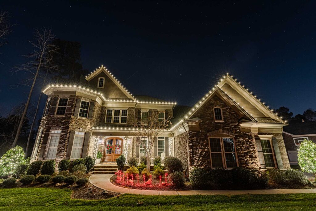 Commercial Christmas Light Installation in Dacula & Gwinnett County