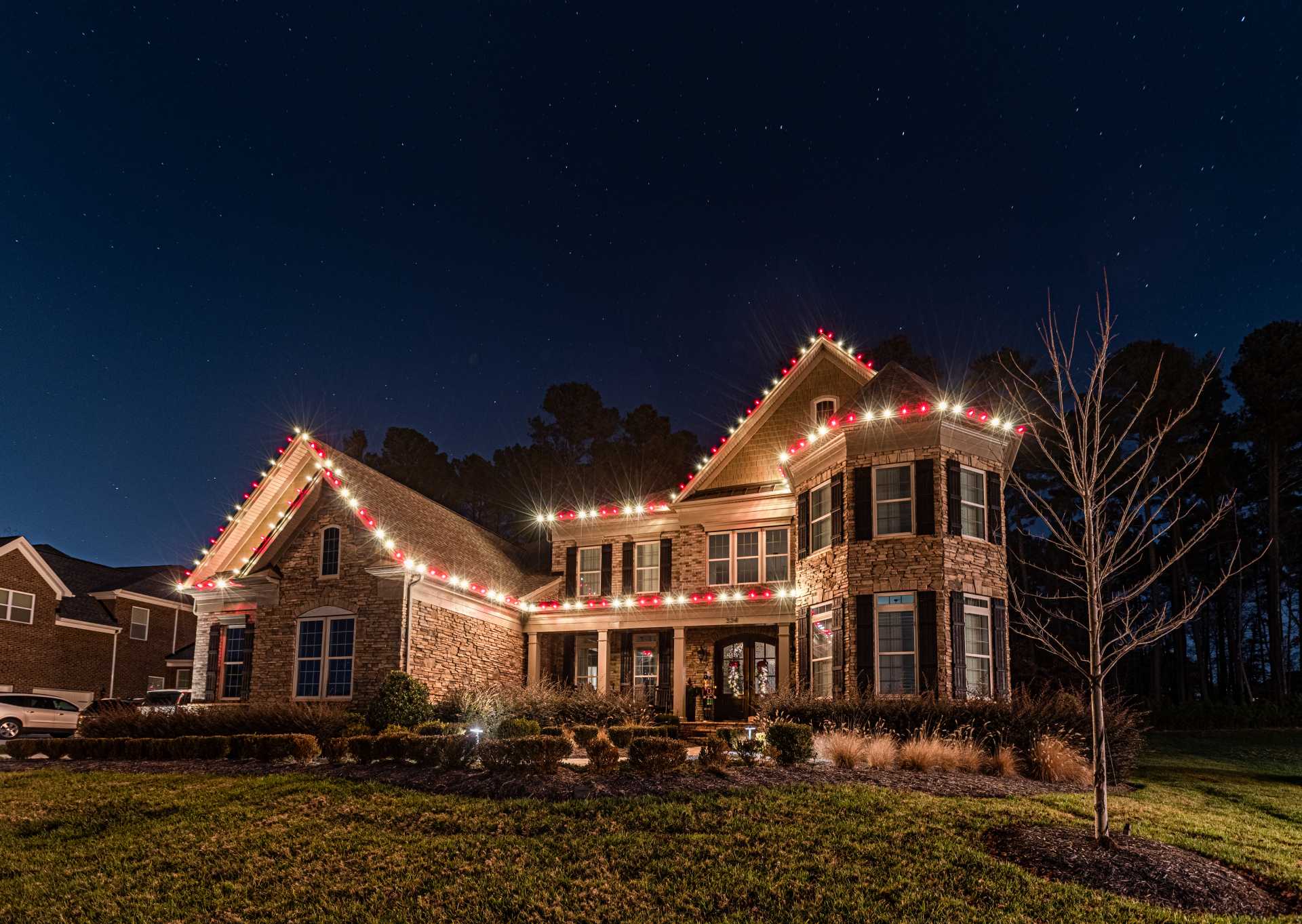 dacula holiday light installation